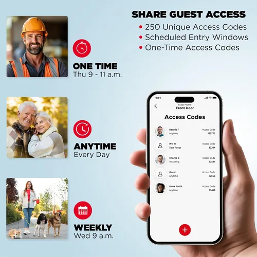 Miniatura 3 de Kwikset Halo - Cerradura inteligente Wi-Fi, cerradura de puerta sin llave con cerrojo, desbloqueo automático por geocerca, certificación grado AAA