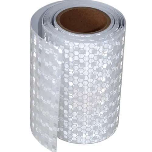 Cinta reflectante blanca de 4 pulgadas, adhesivo de seguridad de advertencia impermeable para exteriores (10 pies)