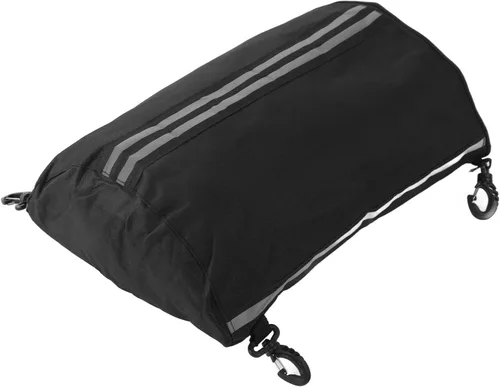 Miniatura 9 de Bolsa enfriadora de cubierta, antidesgaste, duradera, de gran capacidad, bolsa de almacenamiento de malla portátil con cuatro ganchos para alimentos