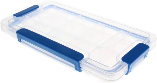 Miniatura 3 de Utoolmart Caja de herramientas de 9 pulgadas, caja de almacenamiento con compartimento de PP, organizador y almacenamiento para herramientas