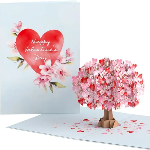 Miniatura 13 de Lovepop Tarjeta del día de San Valentín para ella, él – Tarjetas de felicitación románticas 3D – You've Stolen a Pizza my Heart – 5 x 7 pulgadas