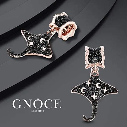 Miniatura 4 de GNOCE Dije de plata de ley con dije de pez payaso con forma de pez dorado para mujeres y niñas, Metal
