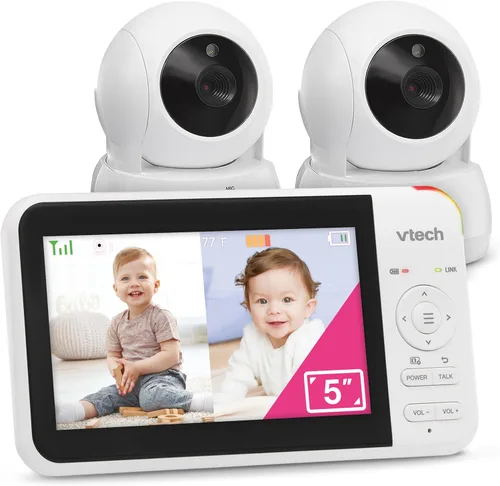 Miniatura 14 de VTech VM923-2 Monitor de bebé, pantalla de 2.8 pulgadas, rango de 1000 pies, panorámica-inclinación-zoom, visión nocturna, audio de 2 vías, sensor