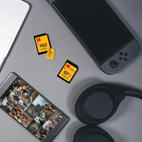 Miniatura 7 de Kodak Tarjeta MicroSDXC UHS-I U3 V30 A1 de 256 GB con adaptador - Velocidad de lectura de hasta 95 MB/s - Velocidad de escritura de hasta 85 MB/s