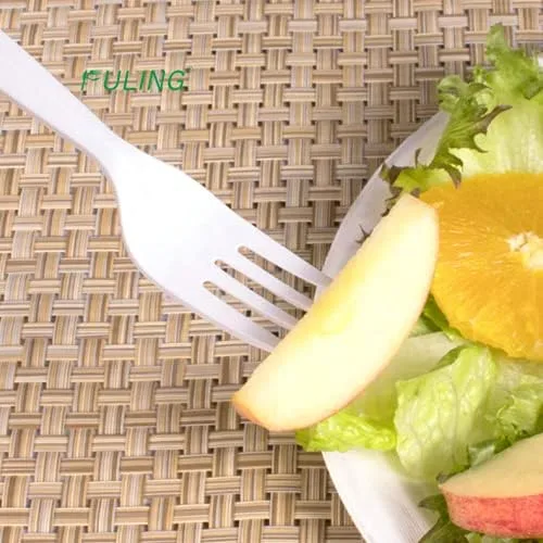 Miniatura 2 de Juego de utensilios envueltos individualmente de peso medio, ideal para picnic, barbacoa, suministros de fiesta, restaurante, viaje y campamento