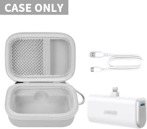 Miniatura 2 de BOOBOWL Funda de carga portátil compatible con Iwalk/para Feob/para Charmast/para Amelema/para LanLuk/para Anker Nano cargador portátil, mini bolsa