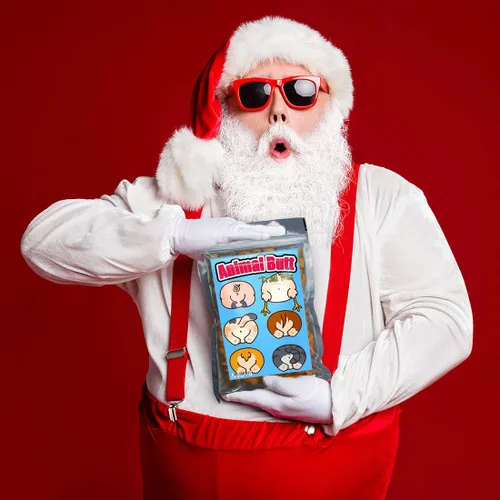 Miniatura 8 de Animal Butt Trail Mix - Divertida mezcla de aperitivos para niños y adultos - Ideas de regalo para amantes de los animales - Pollo para perros