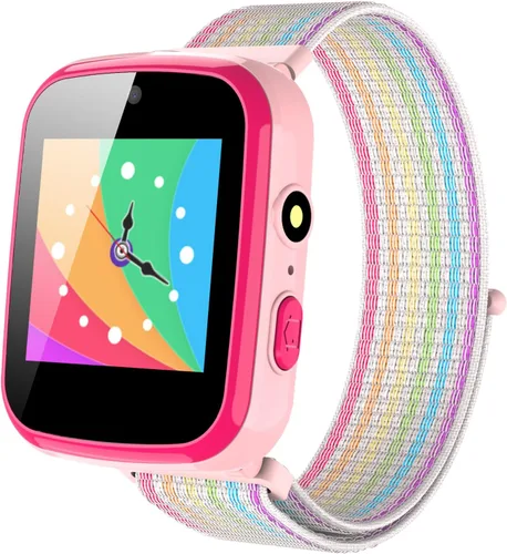 Vakzovy Reloj inteligente para niños, regalo para niñas de 6 a 8 años, con cámara de video, música, audiolibros, relojes para niñas de 8 a 10 años,
