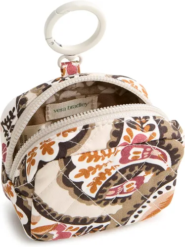 Miniatura 3 de Vera Bradley Dije para bolsa de auriculares con cremallera de algodón prémium Paisley floreciente