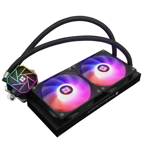 Miniatura 8 de Thermalright Aqua Elite 240 V3 - Enfriador líquido de CPU, tamaño de fila de enfriamiento de 240, 2 ventiladores PWM de 4.724 in, rodamientos S-FDB