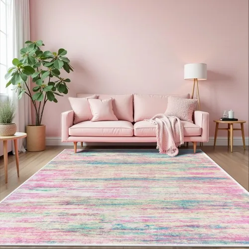 Miniatura 112 de KOZYFLY – Alfombra de pasillo moderna y lavable de diseño abstracto verde, 2 x 5 pies, antideslizante, suave y de pelo corto, ideal para cocina