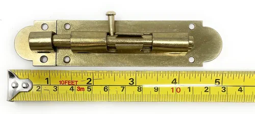 Miniatura 3 de MADOL - Pestillo de perno de barril, cierre deslizante de 4 pulgadas - Pasador de Barril (4 pulgadas)