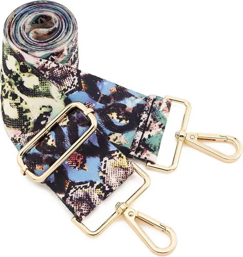 Miniatura 303 de ZOOEASS - Correa de repuesto para cartera, para colgar en el hombro o para cruzar, ancha y ajustable, de lona