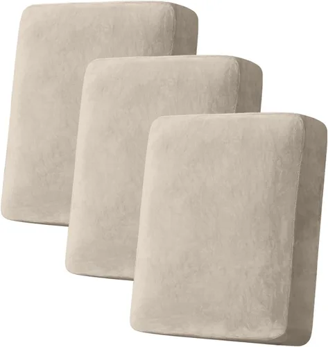Miniatura 67 de Funda para Sofá de Terciopelo Elástico Funda de Cojín de Sofá 1 Pieza - Funda Deslizable Elástica Lavable para Asiento o Respaldo, Fundas de Asiento
