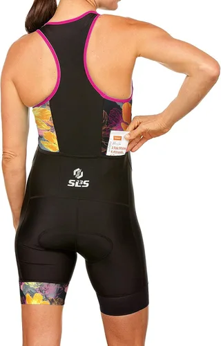 Miniatura 3 de SLS3traje FX triatlón para mujer bolsillo trasero costuras antifricción diseño alemán