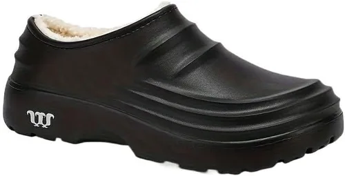 Miniatura 8 de Zapatos de chef impermeables con forro de felpa para hombre y mujer, antideslizantes, antiaceite, antiolor, cómodos y ligeros, zapatos cálidos