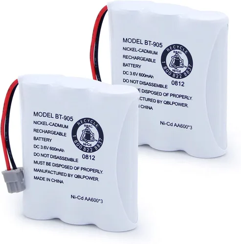 BT905 BT-800 Batería recargable para teléfono inalámbrico compatible con Uniden BT-905 BT800 BT-1006 BBTY0663001 BP-800 BP-905 P-P501 P-P508 3.6v