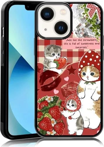 Miniatura 110 de Elegante funda de teléfono con diseño de gato Marie compatible con iPhone 11, funda de encaje dorado para iPhone, a prueba de golpes, rosa fucsia