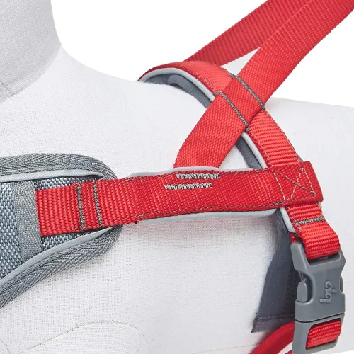 Miniatura 5 de Blueberry Pet Arnés acolchado para perro, 8 colores, suave y cómodo, tiras reflectantes 3M, contorno de pecho de 30 a 38.5 pulgadas, rojo, grande