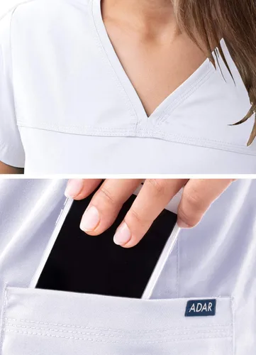 Miniatura 4 de Adar Pro - Ropa quirúrgica para mujer, camisa con cuello en V