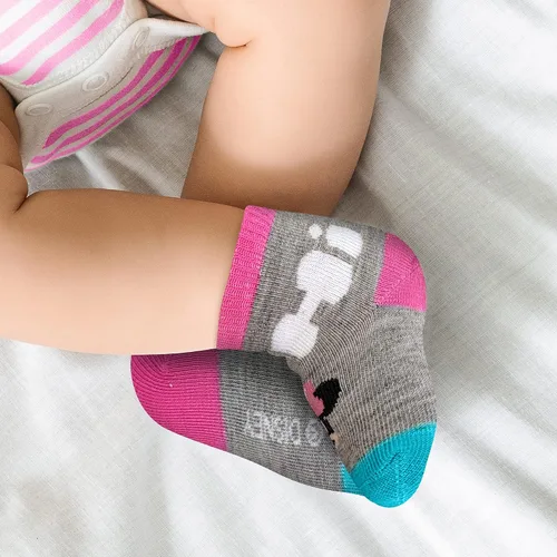 Miniatura 7 de Disney baby-boys Baby Girls & Boys Minnie Mouse, Mickey Mouse, Baby Shark, Justice League 10-pack Infant Sock 0-24 Months
