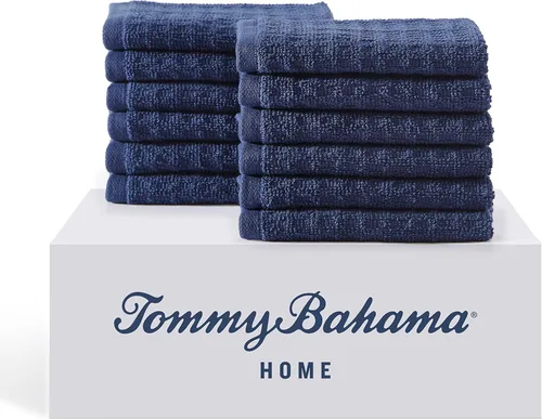 Miniatura 28 de Tommy Bahama - Toallas de baño, altamente absorbentes y suaves, esenciales para el baño, baja pelusa y resistentes a la decoloración, certificadas