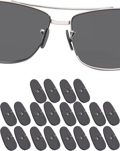 Miniatura 16 de DROGO Almohadillas de nariz de repuesto de silicona suave para gafas de sol RayBan RB3025/RB3026, antideslizantes, agradables a la piel
