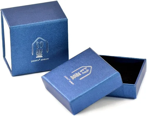 Miniatura 6 de Paialco Collar colgante de medallón flotante con ventana de vidrio rectangular magnético