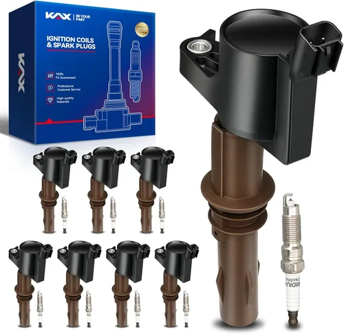Miniatura 50 de Bobina de encendido KAX UF569 6 paquetes Compatible con Buick Enclave Cadillac SRX STS ATS CTS Chevy Malibu Impala Traverse Pontiac Saab Saturn