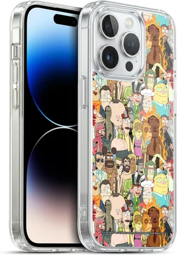 Miniatura 74 de Head Case Designs Funda de gel con licencia oficial de Rick and Morty Aliens Season 3 [protección de grado militar] compatible con Apple iPhone 12