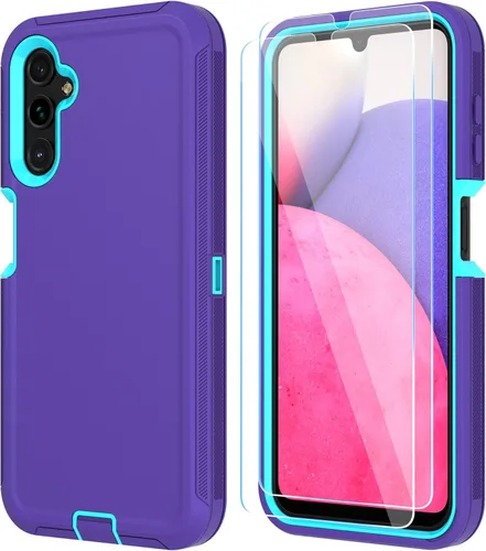 Miniatura 14 de ONOLA Funda compatible con Samsung Galaxy A14 5G con protector de pantalla HD, resistente a los golpes y a las caídas de servicio pesado, funda de 3