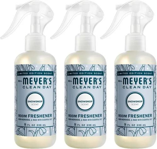 Miniatura 14 de Mrs. Meyer's Clean Day - Ambientador en espray, atomizador sin aerosol infundido con aceites esenciales, albahaca, 8 onzas líquidas