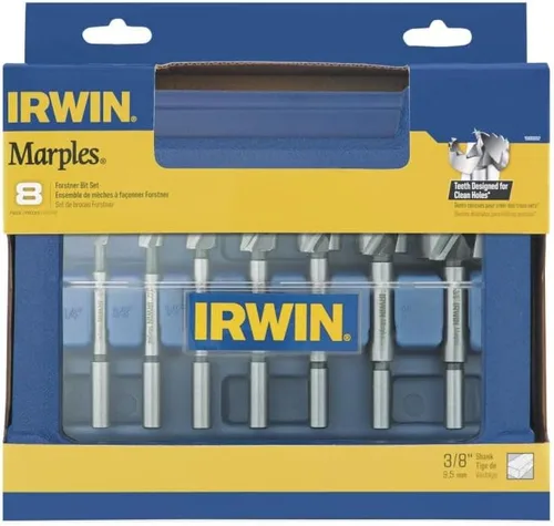 Miniatura 4 de Irwin Tools IRWIN Marples Juego de brocas Forstner, para perforación en madera, 8 piezas (1966892)