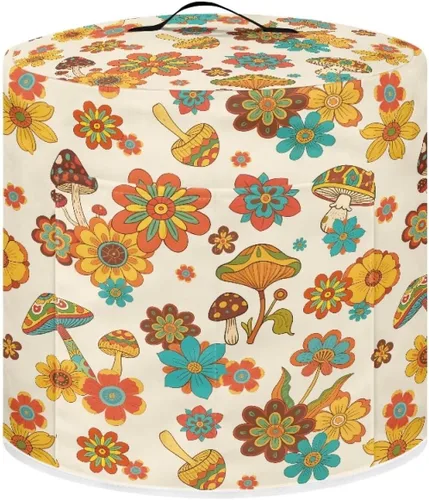 Miniatura 13 de Suobstales Cubierta antipolvo con estampado de girasol para olla instantánea de 6 cuartos de galón, diseño de nota musical, cubierta de olla a Nota