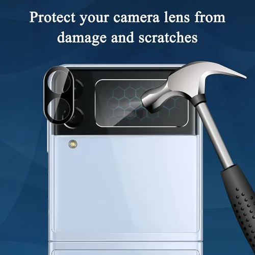 Miniatura 4 de Paquete de 6 protectores de pantalla para Samsung Galaxy Z Flip 4, protector de pantalla interno flexible EPU y protector de lente de cámara