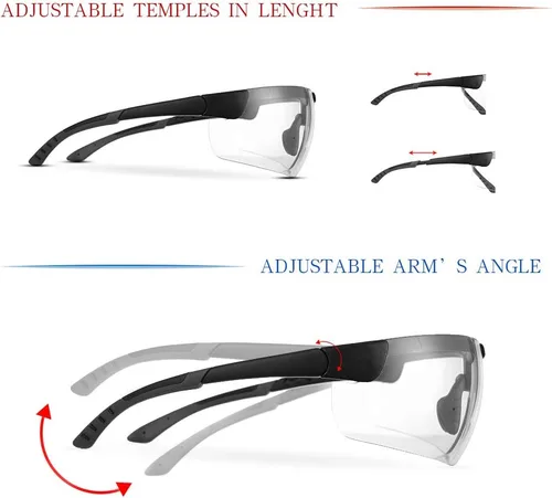 Miniatura 3 de Anteojos de seguridad antivaho transparentes para hombres y mujeres, ANSI Z87.1, protección ocular para disparos deportivos, lentes resistentes a