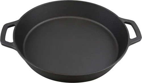 Miniatura 8 de Hierro fundido, sartén pre-sazonada 3.5", caja de 12