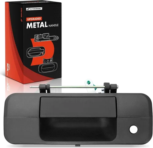 Miniatura 10 de A-Premium Manija de puerta trasera con cerradura compatible con Toyota Tundra 2007-2013, cromada