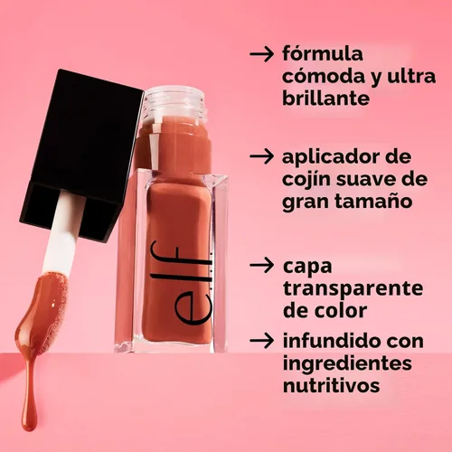 Miniatura 5 de e.l.f. Glow Reviver - Aceite labial nutritivo teñido para un acabado de alto brillo, infundido con aceite de jojoba, vegano y libre de crueldad