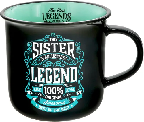 Miniatura 8 de Pavilion Gift Company - Mom The Legend - Taza de cerámica de 13 onzas, taza de café de doble cara, regalo del día de la madre, 1 unidad, paquete