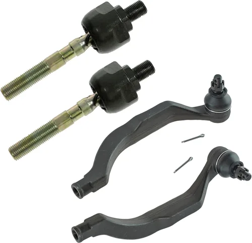 Miniatura 10 de TRQ Juego de barras de acoplamiento delanteras interiores y exteriores de 4 piezas compatible con Jeep Cherokee 1991-2001 y Comanche 91-92