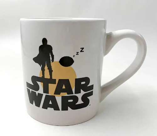 Miniatura 16 de Silver Buffalo Star Wars The Mandalorian The Child Stands, taza de café de cerámica, 20 onzas The Child Stands-Negro