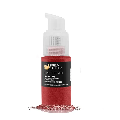 Miniatura 36 de Brillo de cerveza rosa comestible para bebidas, cócteles, cerveza, purpurina y bebidas Certificado Kosher y Halal 100% comestible y de grado