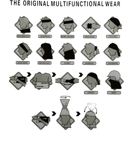 Miniatura 9 de Paquete de 5 mascarillas faciales de esquí negras para hombre, pasamontañas a prueba de polvo para equitación al aire libre, pesca y sombreros