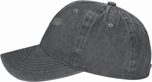 Miniatura 4 de Cowboy Hat Trendy Hats for Man and Women Djustable Four Season Outdoor Baseball Cap of Hell Skull with Angel Deep Heather
