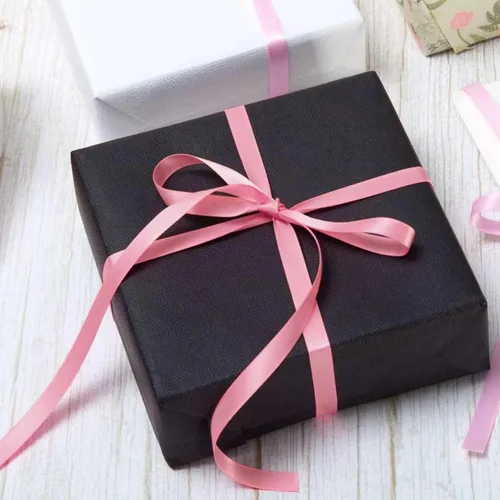 Miniatura 4 de QIANF - Cinta de satén de doble cara de 3/8 pulgadas rosa para envolver regalos, hacer lazos para el pelo, adorno de silla, cinta para el Día de San