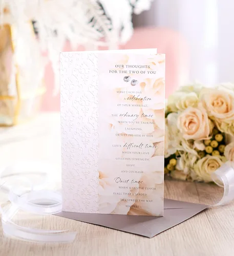 Miniatura 6 de Tarjeta de boda American Greetings (Hermoso comienzo)