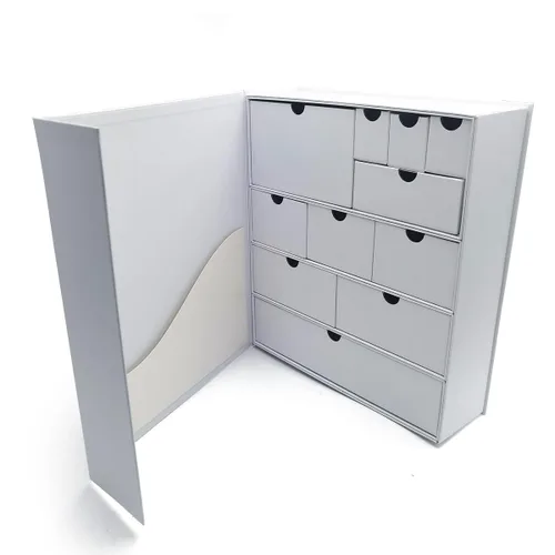 Miniatura 5 de Caja de recuerdos DIY Baby Storage Customzied Treasured Memories Compartimentos Baby Shower Regalo de maternidad Regalo de cartón para recién
