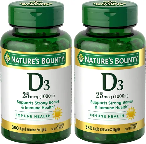 Miniatura 10 de Nature's Bounty Vitamina D3 1000 100 mg Geles blandos, 120