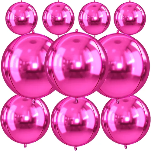 Miniatura 28 de Globos redondos de papel de aluminio para baloncesto, globos de helio 4D de 22 pulgadas, 18 pulgadas, 15 pulgadas, balón de baloncesto negro
